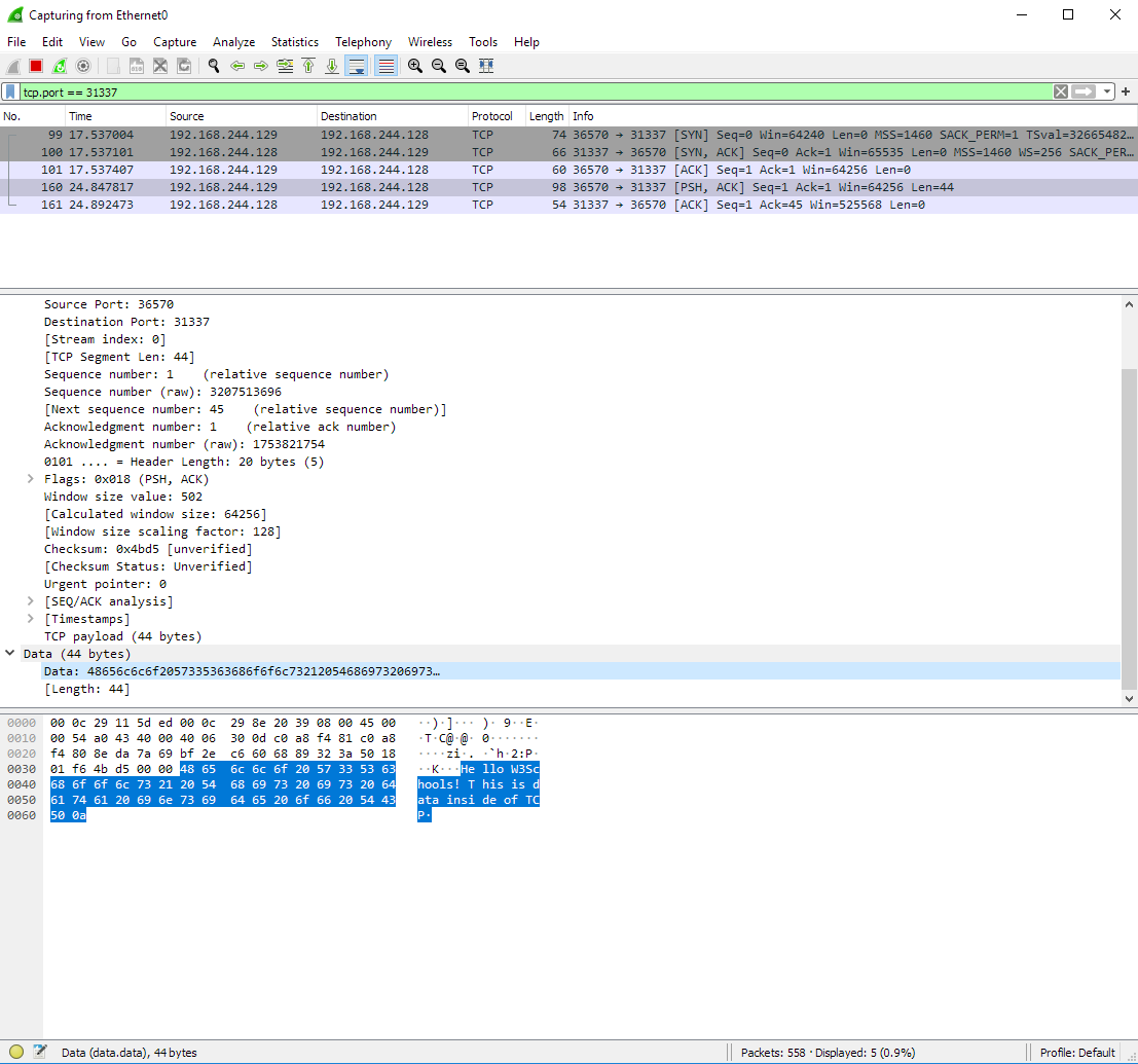 TCP Data