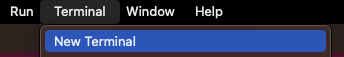 Screenshot New Terminal